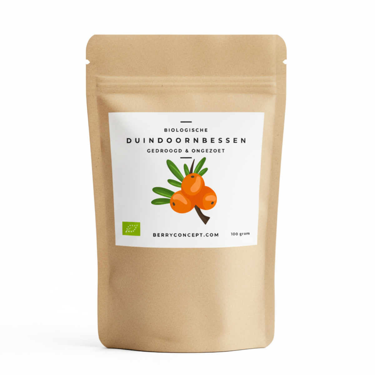 Biologische duindoornbessen - gedroogd & ongezoet 100g