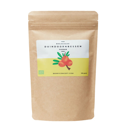 biologische duindoornbessen poeder 150g