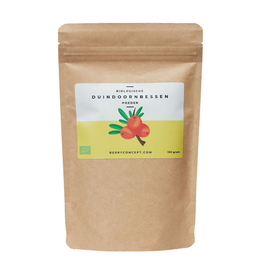 Biologische duindoornbessen poeder 150g