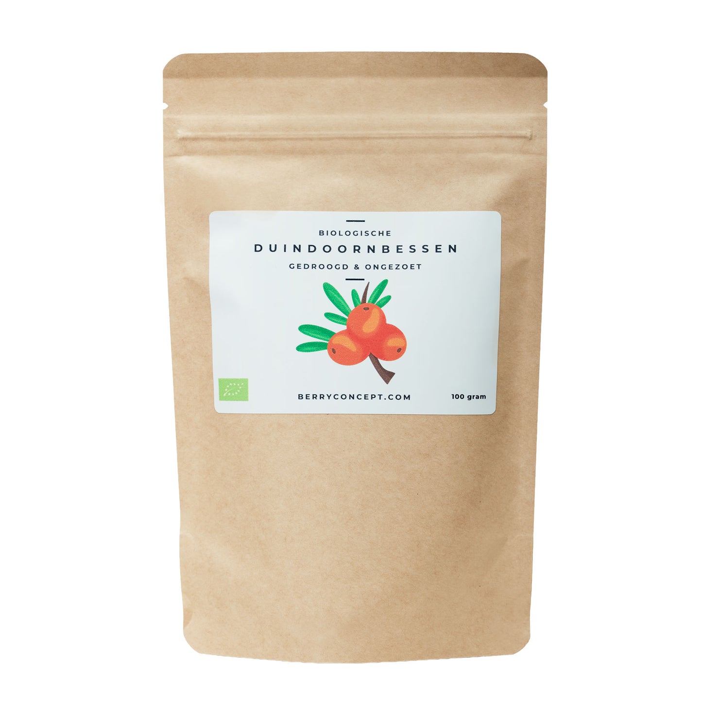 biologische gedroogde duindoornbessen 100g