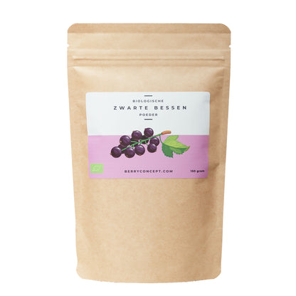 biologische zwarte bessen poeder 150g